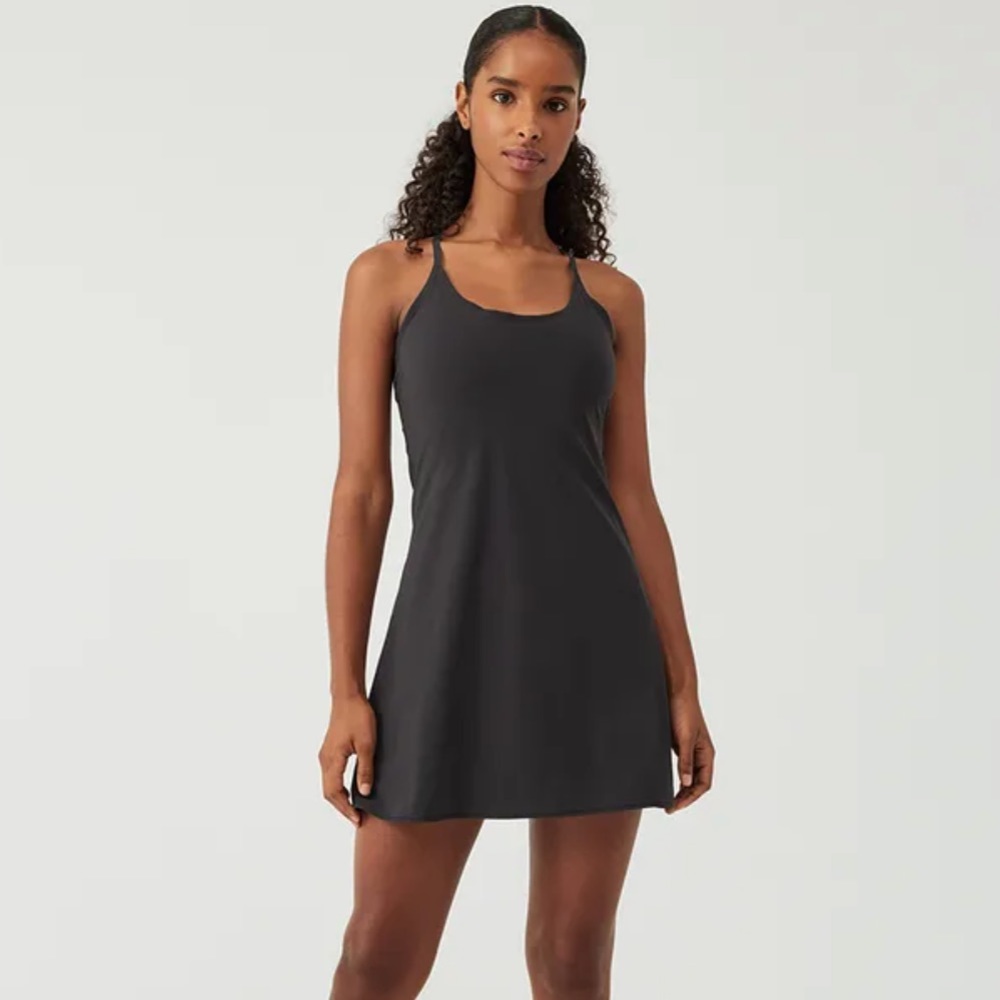 NWT Outdoor Voices Exercise Dress Black XS